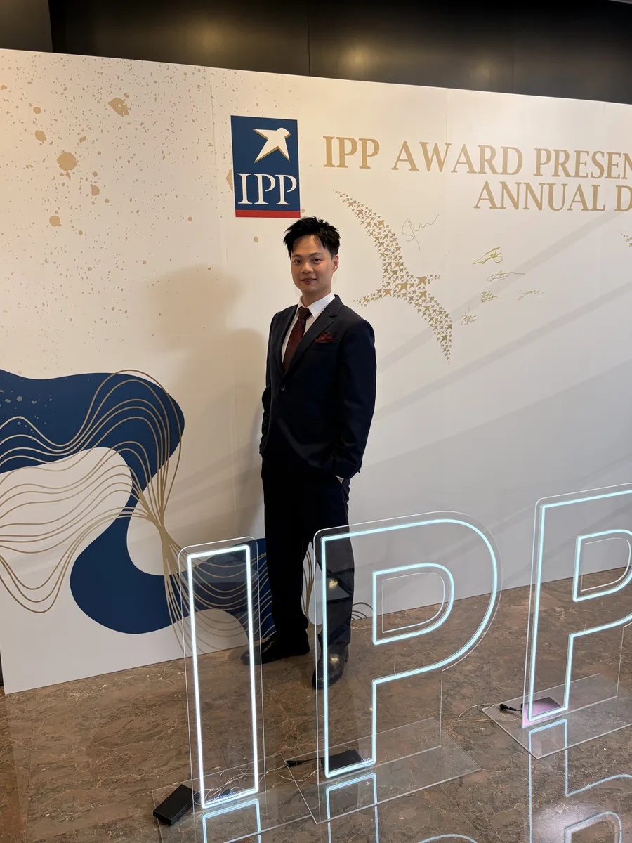 Wing at IPP Award Presentation